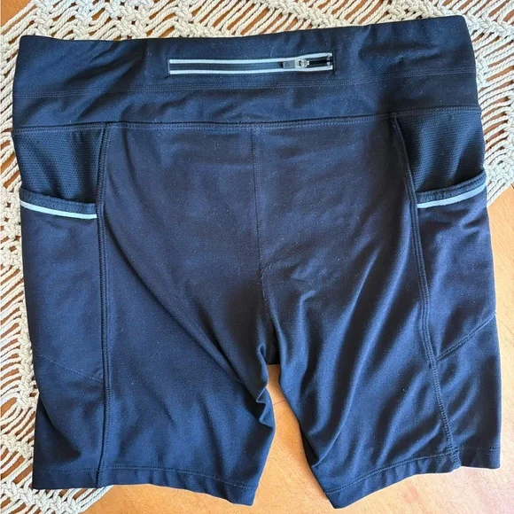 Athleta Women's Black Biker Shorts Medium - Picture 2 of 8